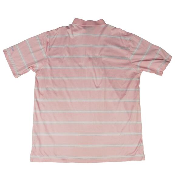 Masters Collection Pima Cotton Pink Striped Golf Polo Shirt XL - Picture 7 of 7